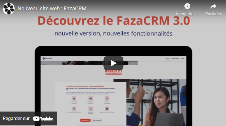 nouveau site FazaCRM