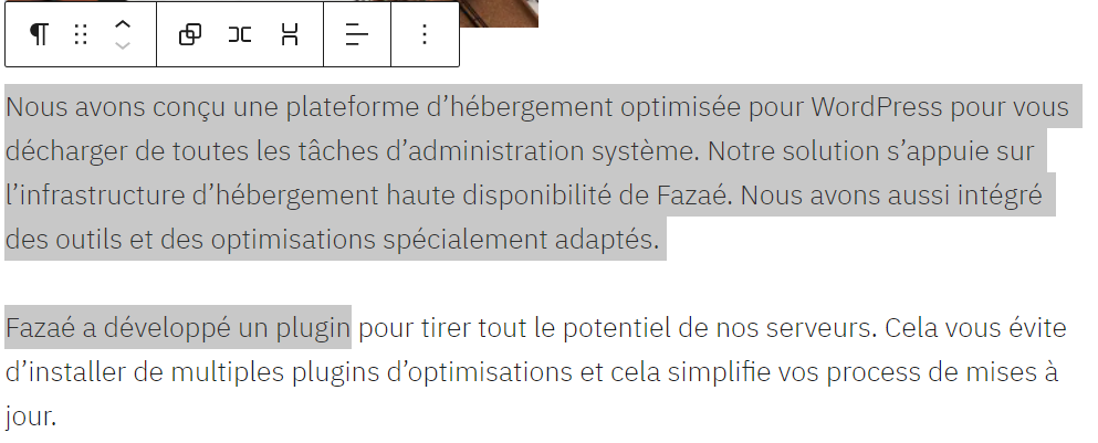 Meilleure expérience d'édition WordPress